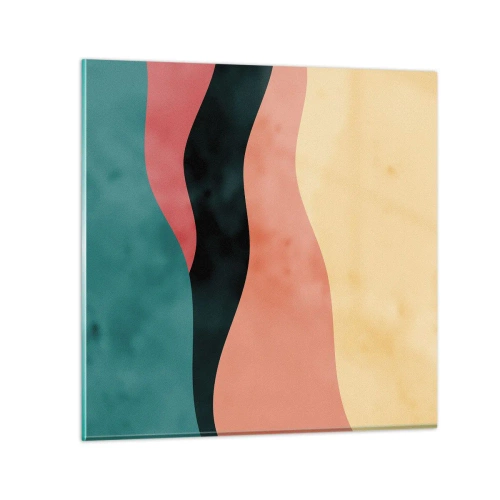 Obraz na skle - Kompatibilní nesoulad - 70x70 cm