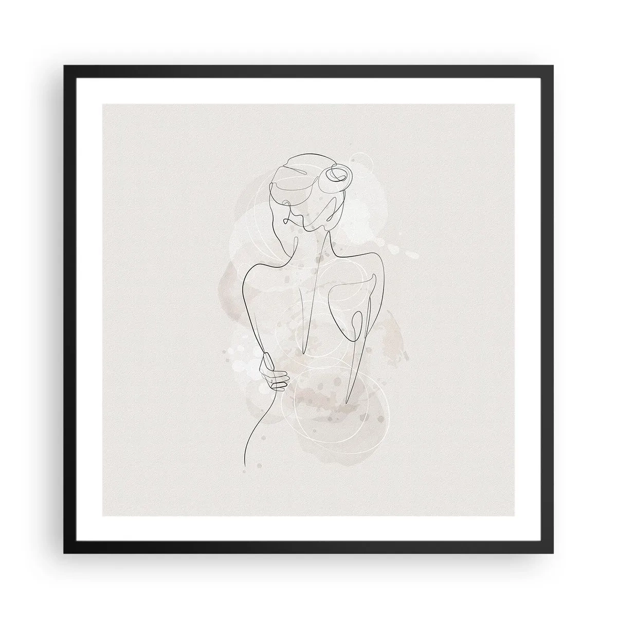 Plakát v černém rámu - Jako citlivý nástroj - 60x60 cm