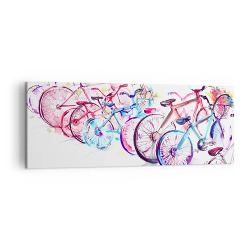 Obraz na plátně - Sjezd Antimoto klubu - 140x50 cm