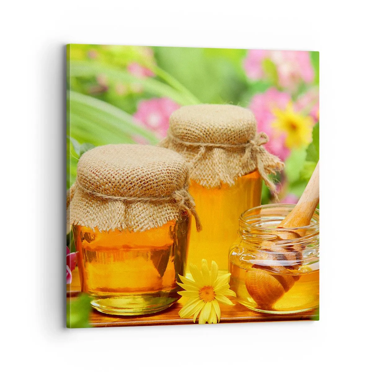 Obraz na plátně - Sladce a květinově - 70x70 cm