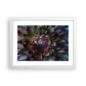 Plakát v bílém rámu - Rozkvět mládí - 40x30 cm