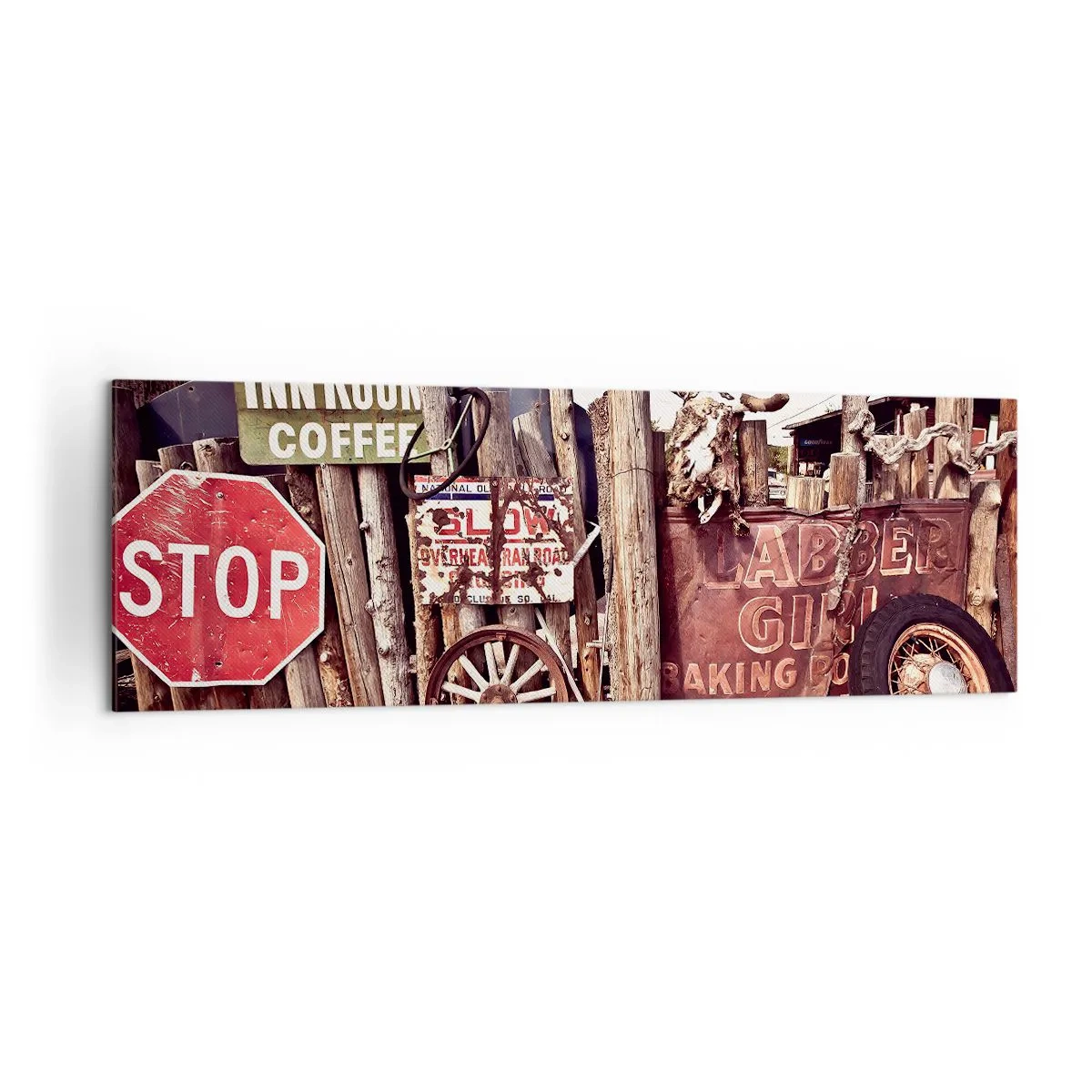 Obraz na plátně - A čas se zastavil - 160x50 cm