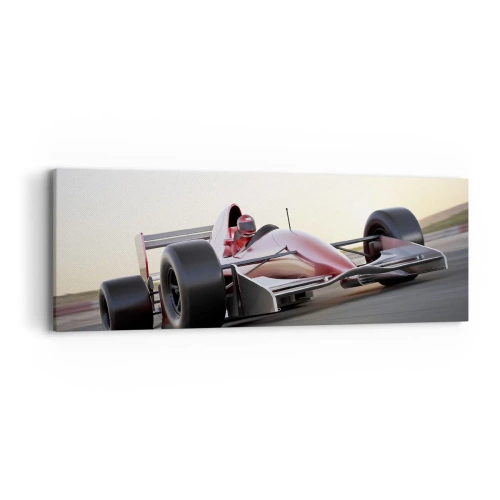 Obraz na plátně - Vždy vítěz - 90x30 cm