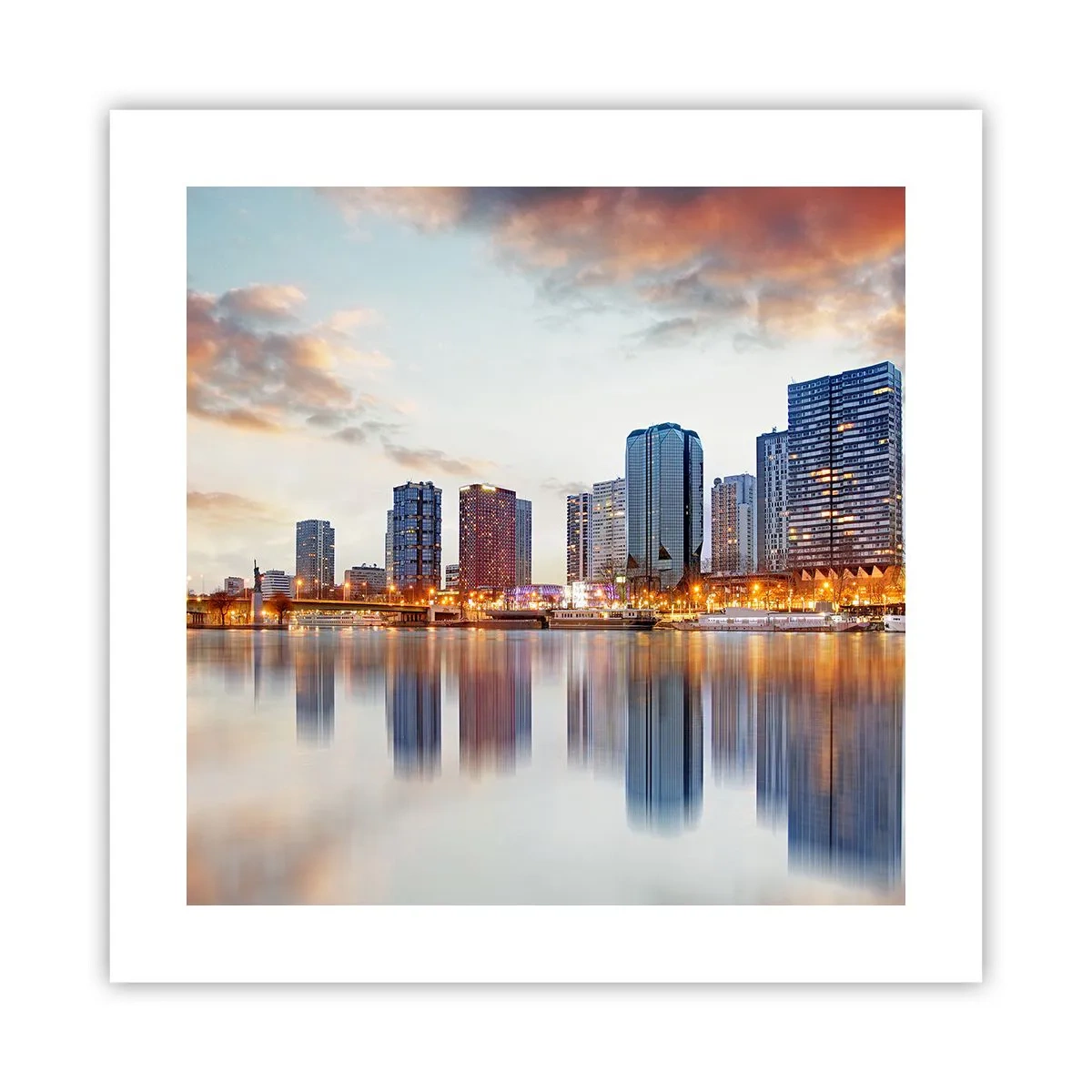 Plakát - Monumentální klid Paříže - 40x40 cm