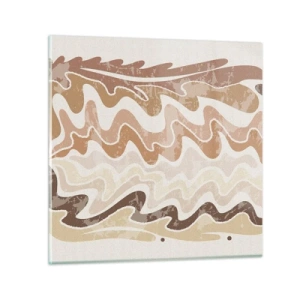 Obraz na skle - Dobrá energie – dobré emoce - 70x70 cm