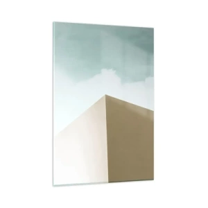 Obraz na skle - Geometrie slunečného léta - 80x120 cm
