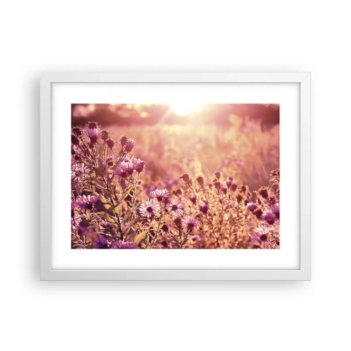 Plakát v bílém rámu - Než skončí léto - 40x30 cm