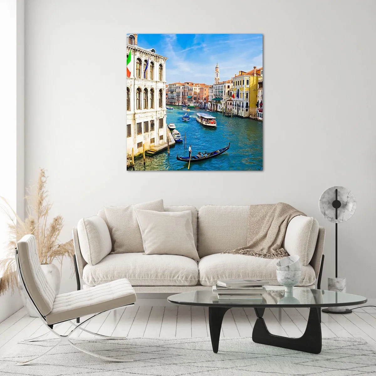 Obraz na skle - Doprava jediná na světě - 70x70 cm