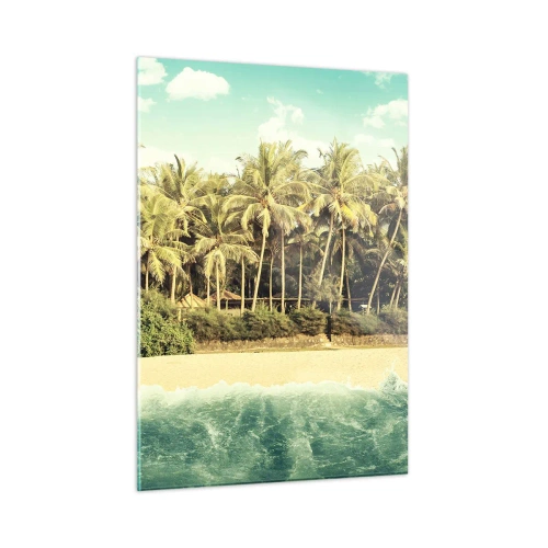 Obraz na skle - Co třeba tady? - 50x70 cm