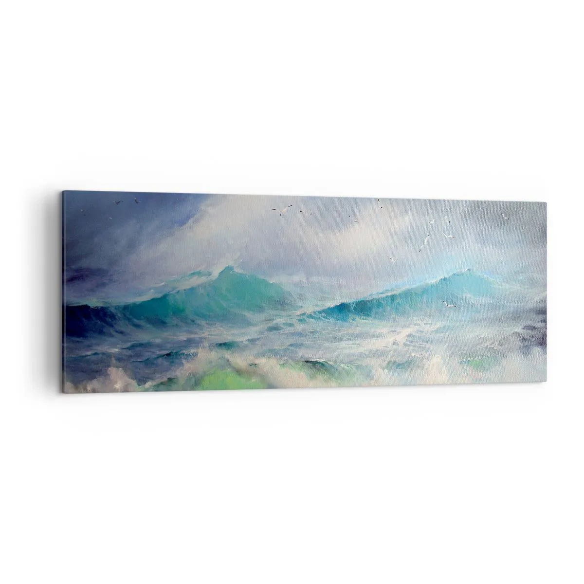 Obraz na plátně - „Vichřice zavyla triumfálně…“ - 140x50 cm