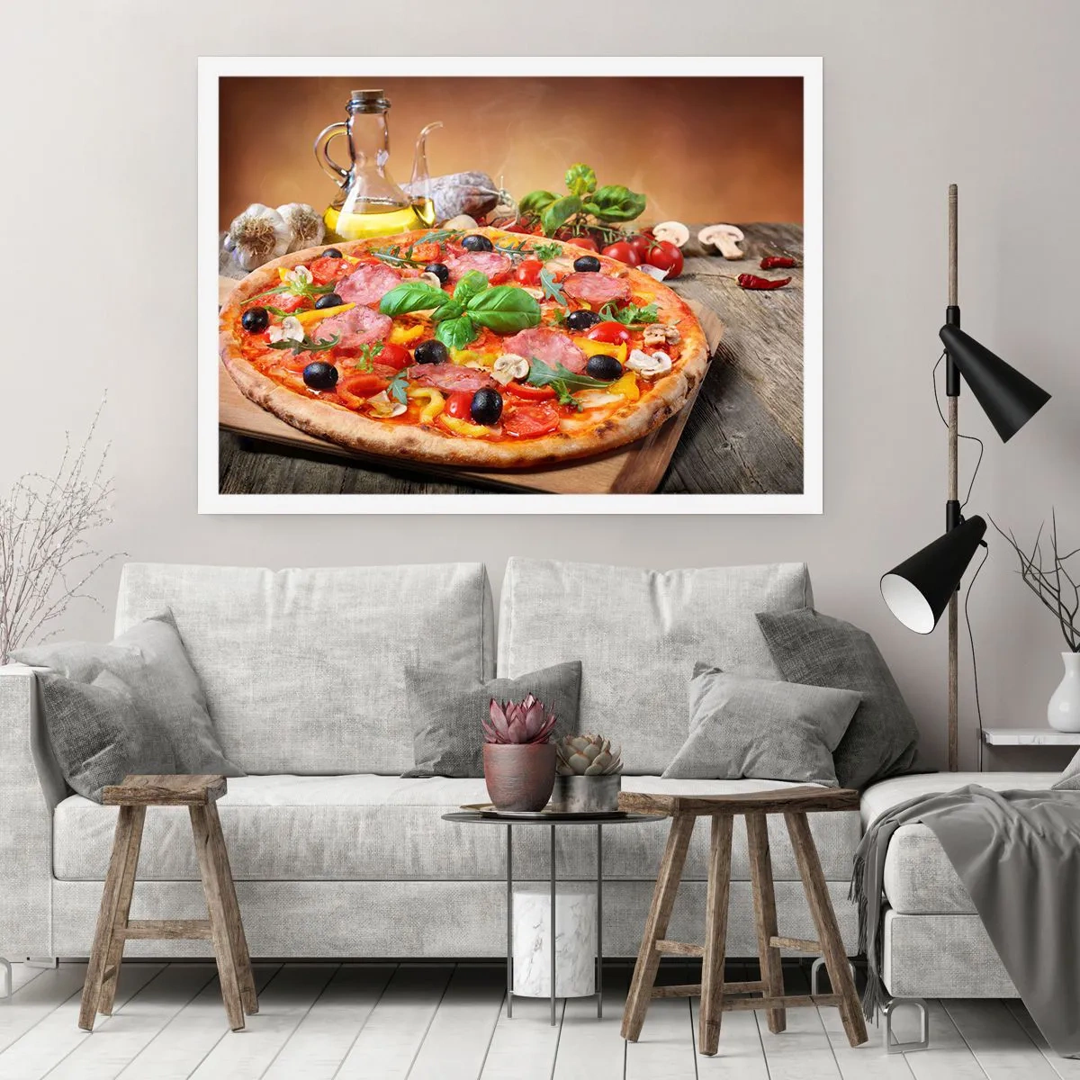 Plakát - Se skutečně italskou chutí - 40x30 cm