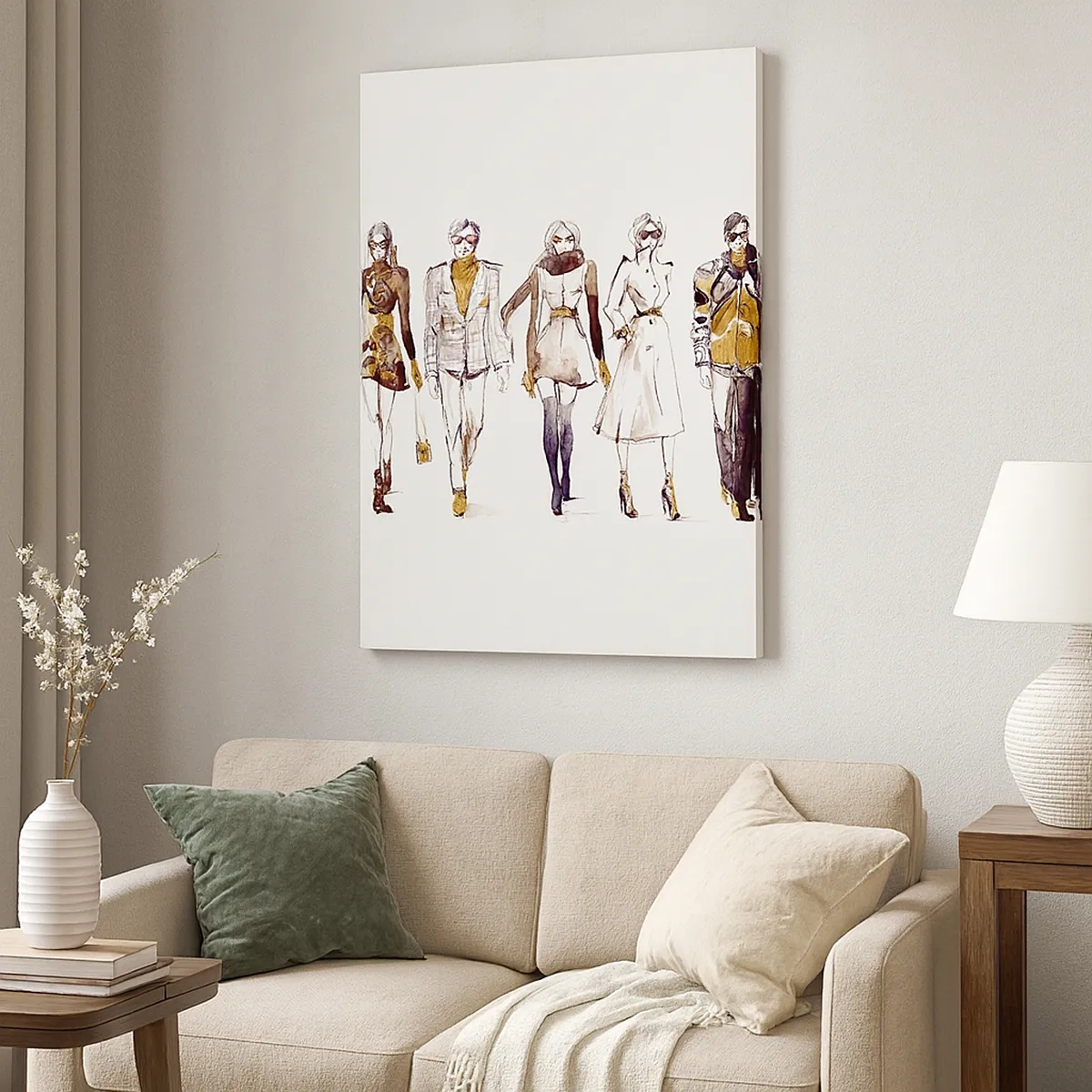 Obraz na plátně - Nevynucená elegance, volná elegance - 50x70 cm