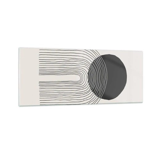 Obraz na skle - Chvění a jistota - 100x40 cm