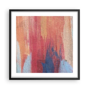 Plakát v černém rámu - Stékat duhou - 50x50 cm