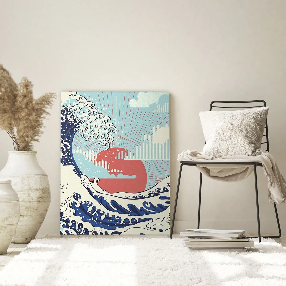 Obraz na skle - Z japonských inspirací - 70x100 cm