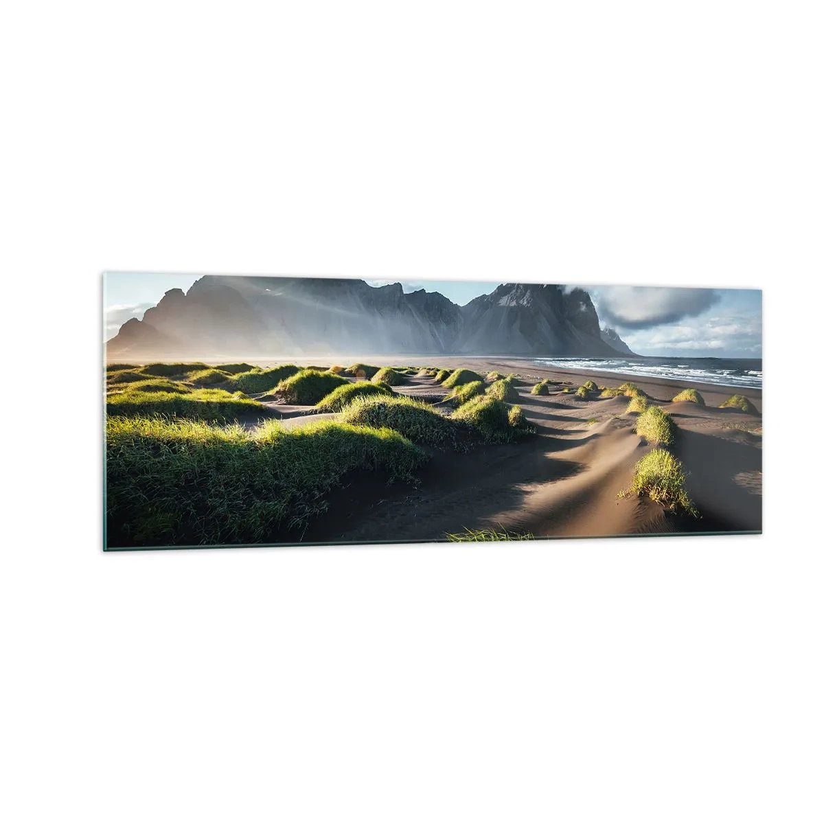 Obraz na skle - Harmonie živlů - 140x50 cm