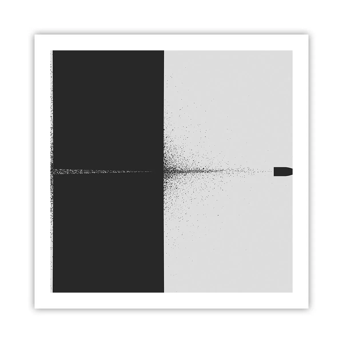 Plakát - Přímo k cílu - 60x60 cm