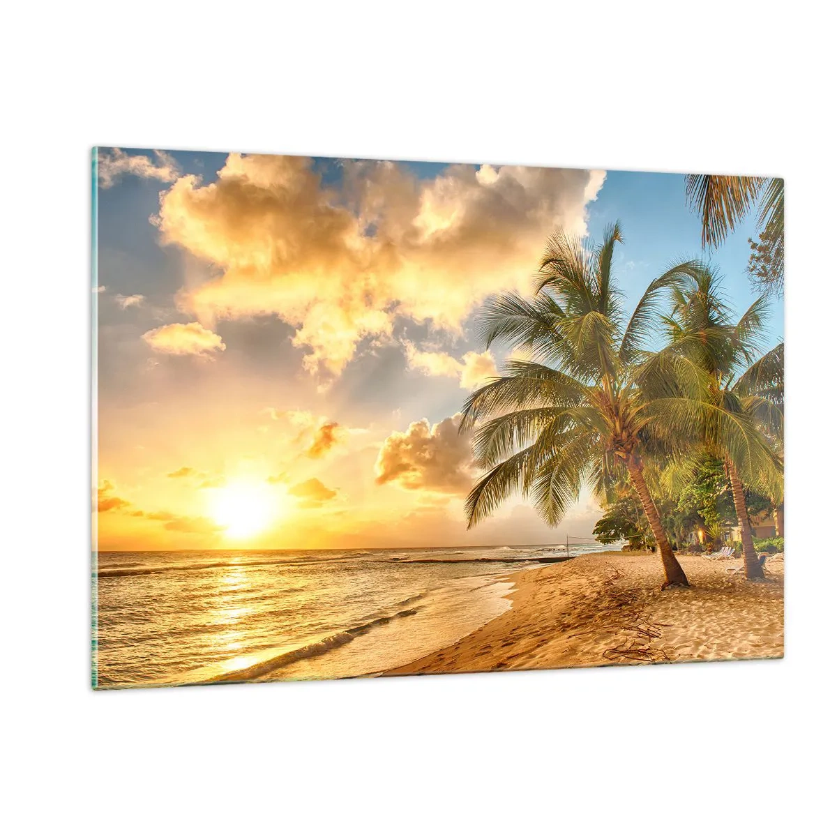 Obraz na skle - Věčné léto, vždy prázdniny - 120x80 cm