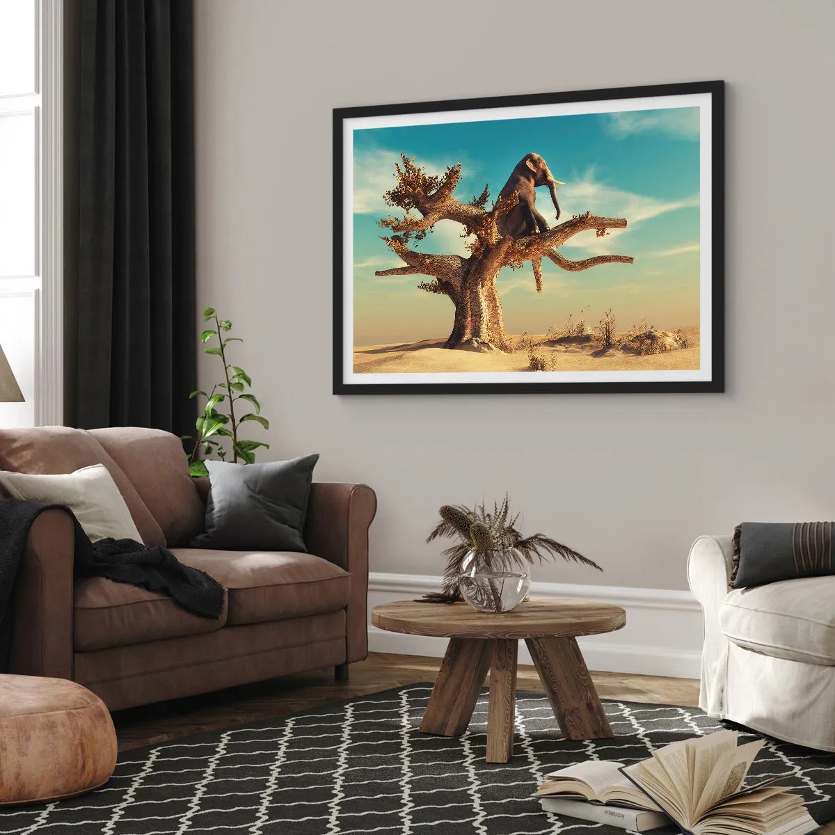 Plakát v černém rámu - Nový úhel pohledu - 100x70 cm