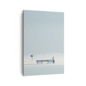 Obraz na plátně - Ano, čekám. - 70x100 cm