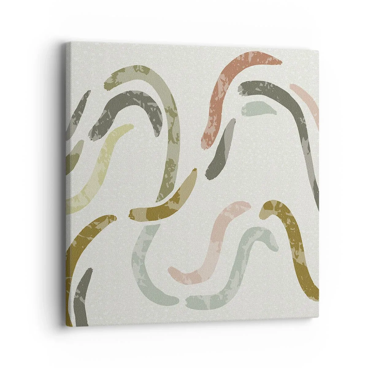 Obraz na plátně - Radostný tanec abstrakce - 40x40 cm