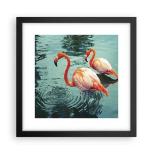 Plakát v černém rámu - Nyní jsme v módě - 30x30 cm