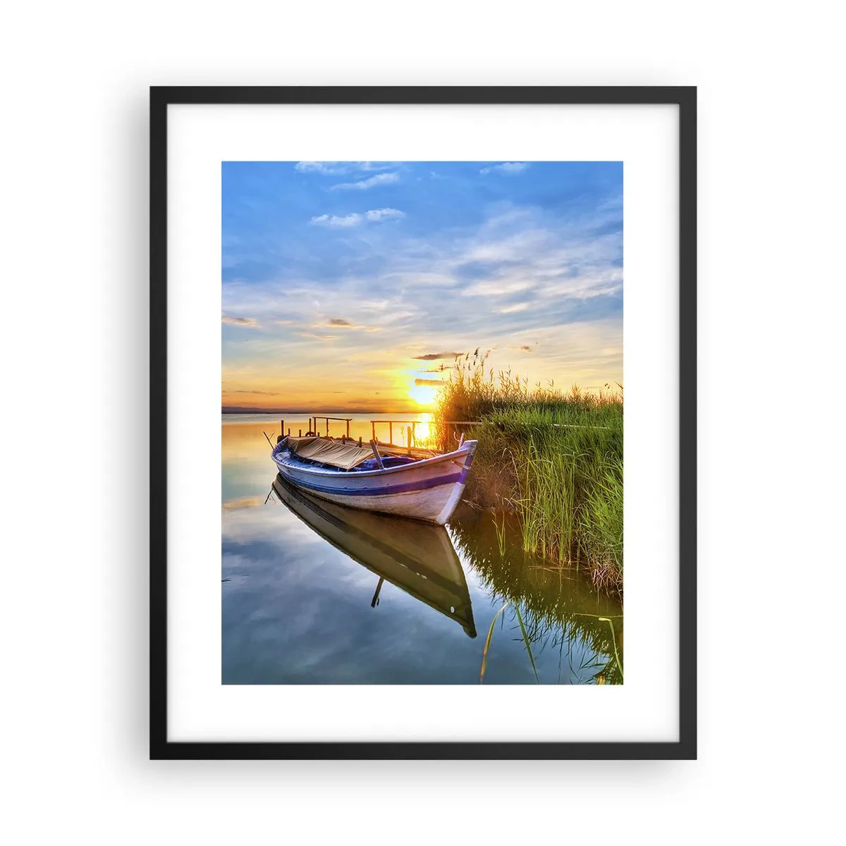 Plakát v černém rámu - Zátoka splněných snů - 40x50 cm