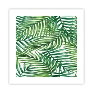 Plakát - Pod zeleným baldachýnem - 40x40 cm