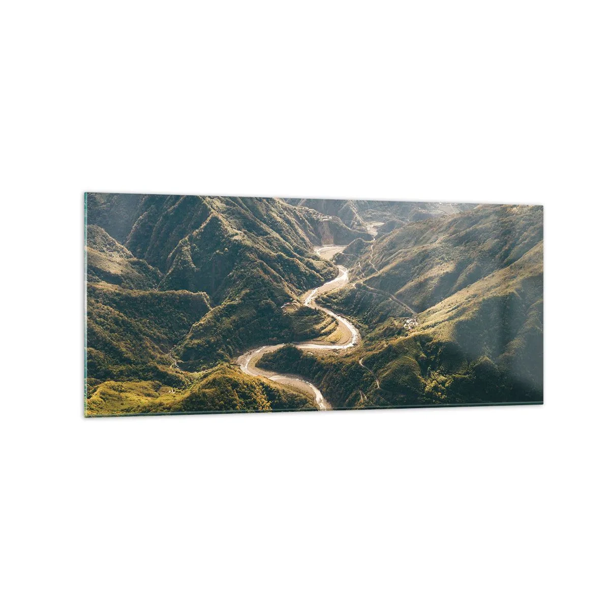 Obraz na skle - Přímo ze srdce hor - 120x50 cm
