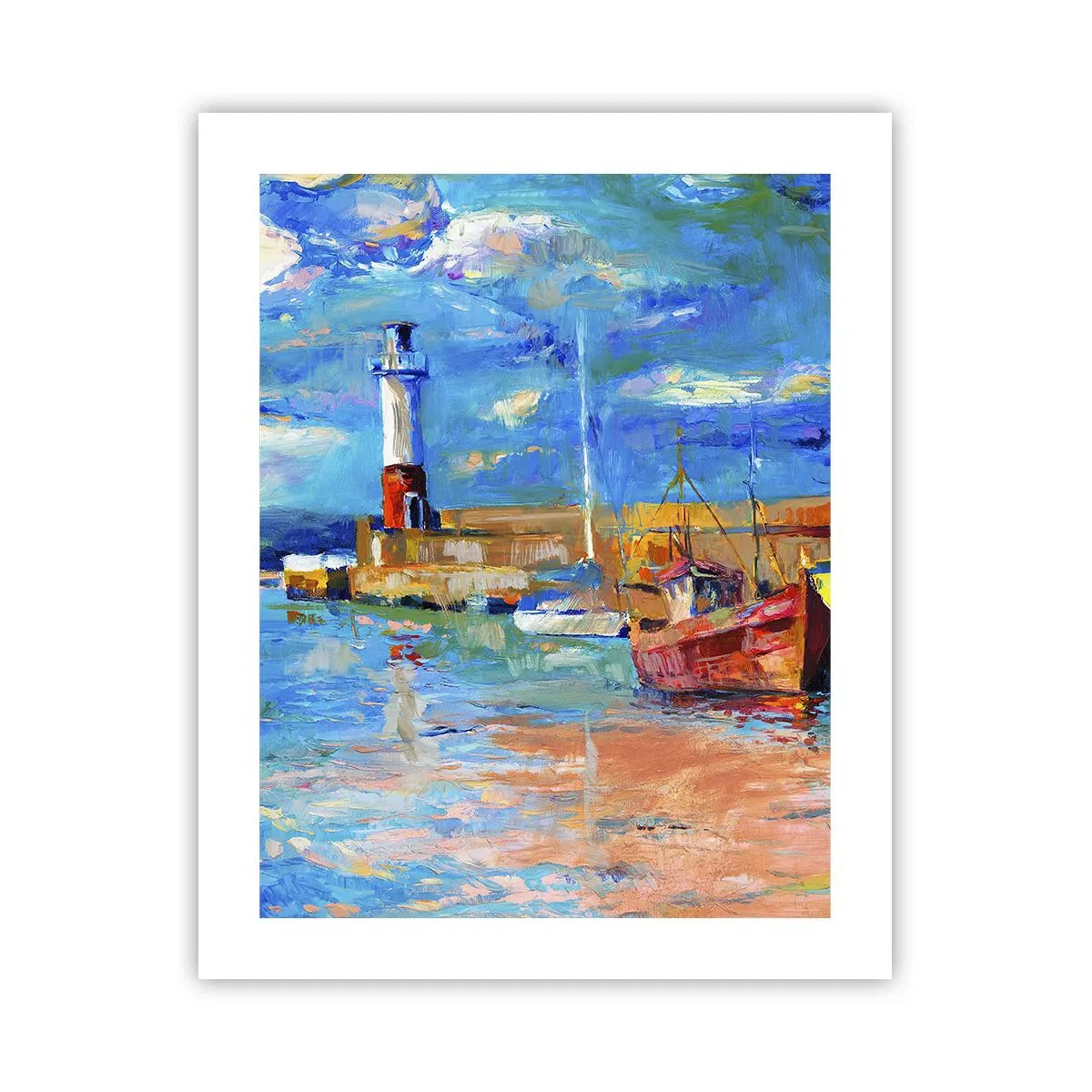 Plakát - Odpoledne v duhové zátoce - 40x50 cm