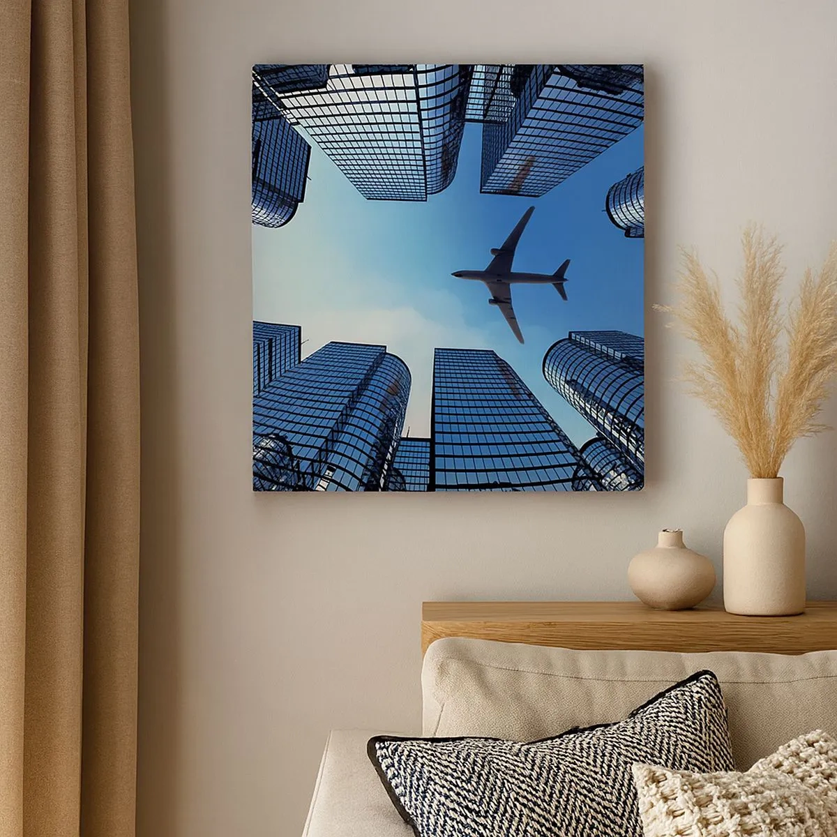 Obraz na plátně - Pohled ze skleněné rokle - 30x30 cm