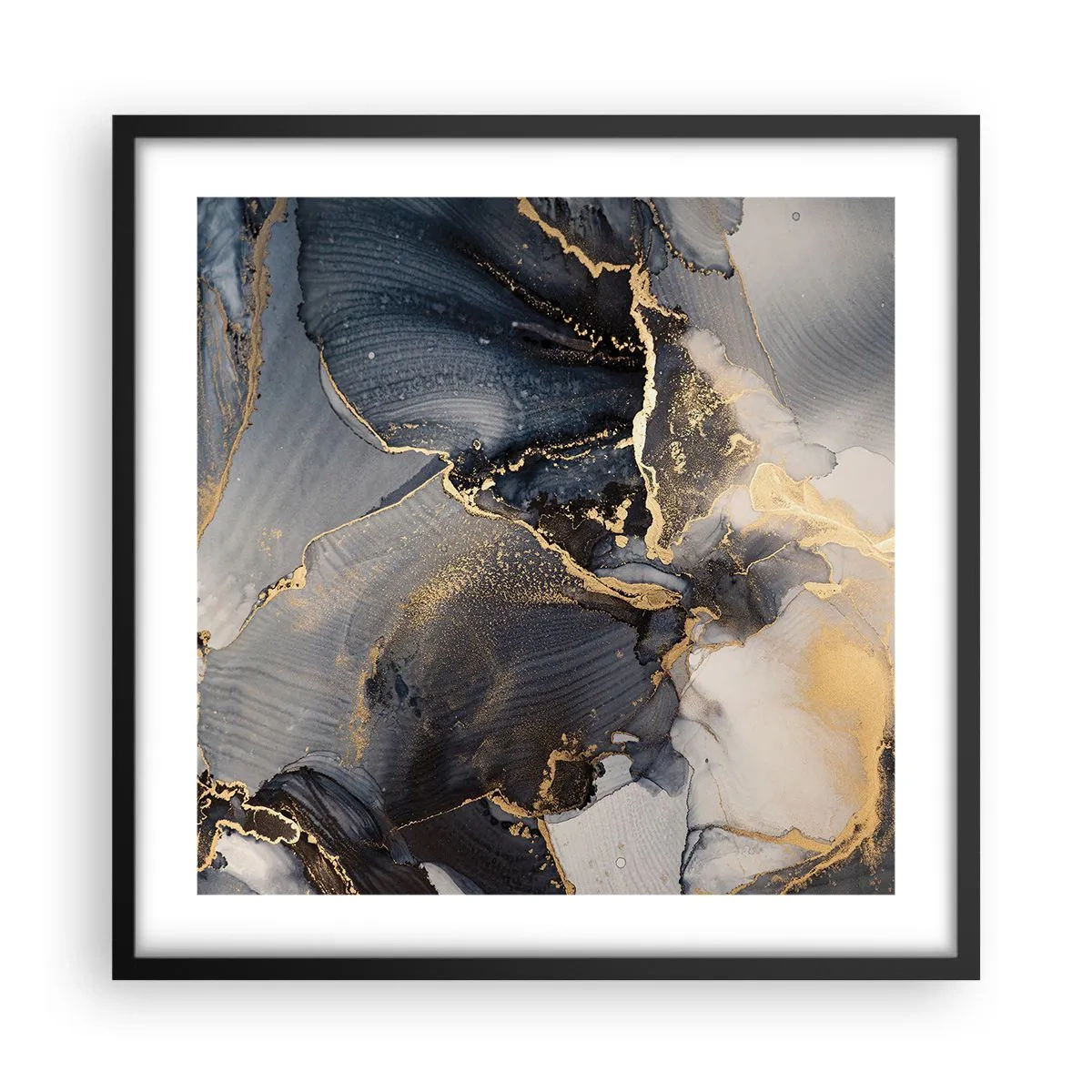 Plakát v černém rámu - Život kamene - 50x50 cm