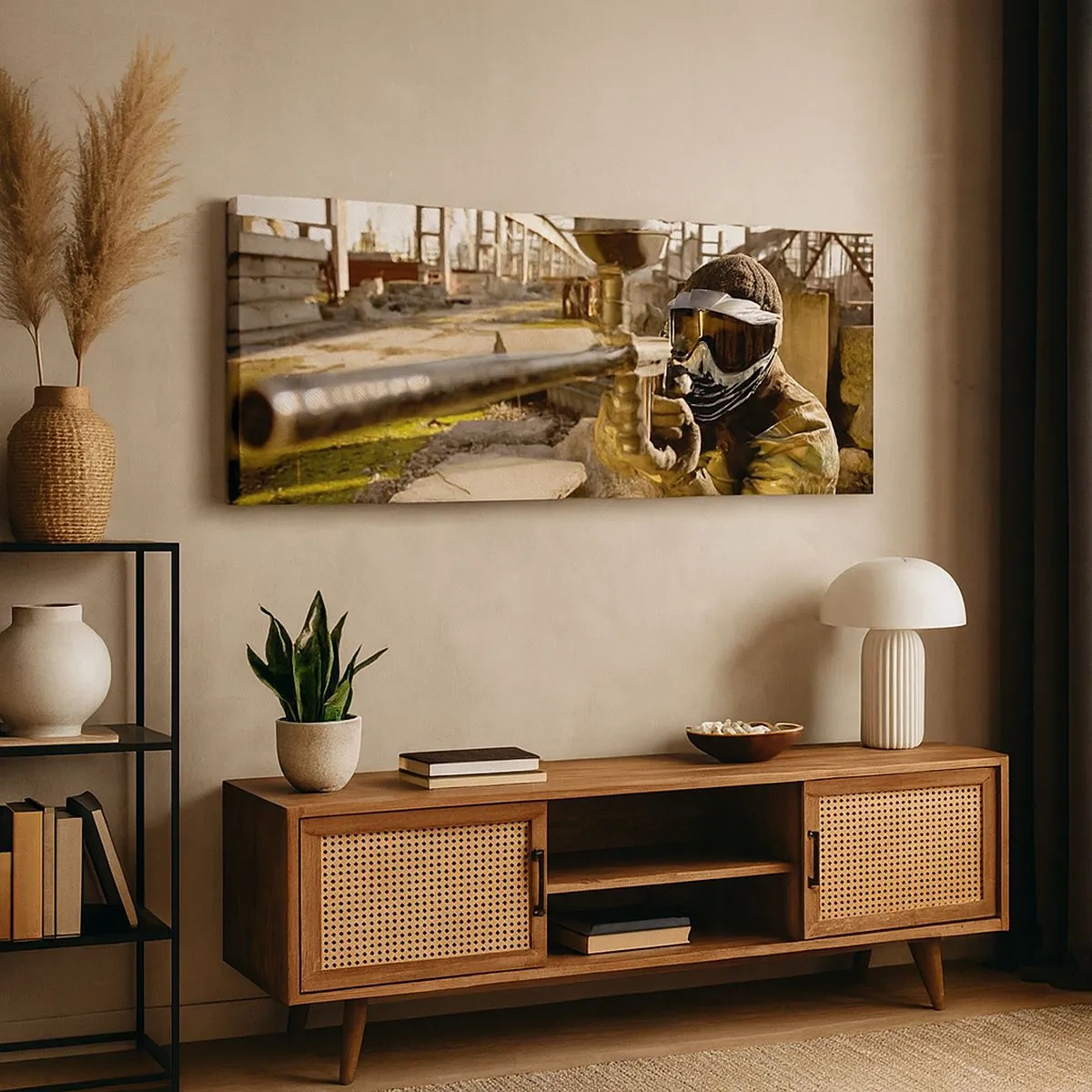 Obraz na plátně - I vy můžete být hrdinou - 100x40 cm