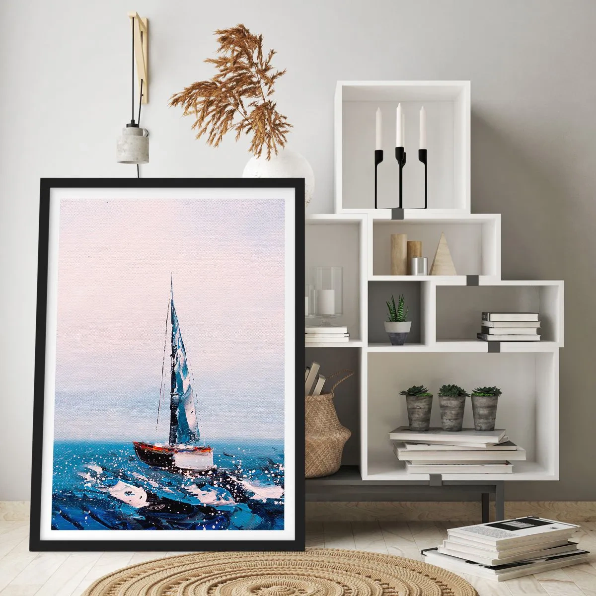 Plakát v černém rámu - Bratrství větru - 61x91 cm