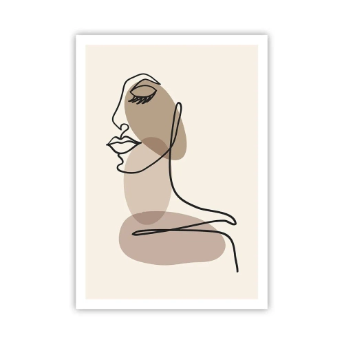 Plakát - Určitá linie krásy - 70x100 cm