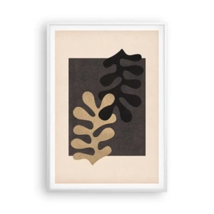 Plakát v bílém rámu - Nepřítomnost a doplnění - 70x100 cm