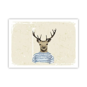 Plakát - Protože mám rád pruhované košile! - 100x70 cm