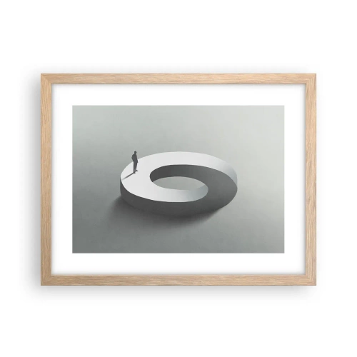 Plakát v rámu světlý dub - To pochopíš - 40x30 cm