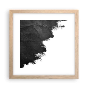 Plakát v rámu světlý dub - Živly: země - 30x30 cm