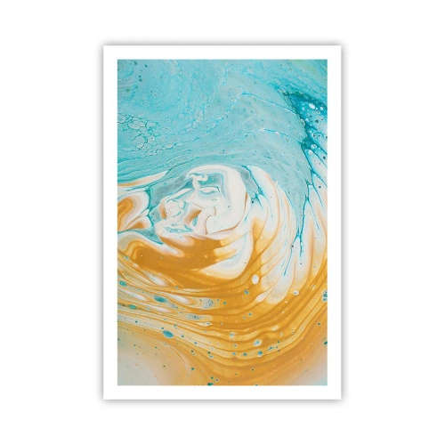 Plakát - Pastelový vír - 61x91 cm