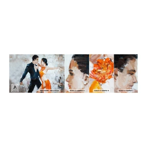 Vzor Fototapety Samolepicí Deluxe Sticker - Dirty dancing - Abstrakce, Tanec, Tango - 100x30 cm