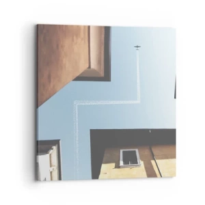 Obraz na plátně - Nad městským labyrintem - 70x70 cm