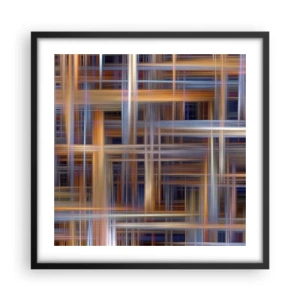 Plakát v černém rámu - Utkané ze světla - 50x50 cm