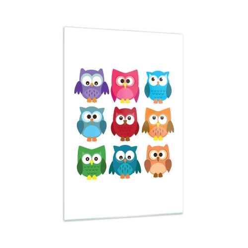 Obraz na skle - Je zábavné být jiný - 70x100 cm