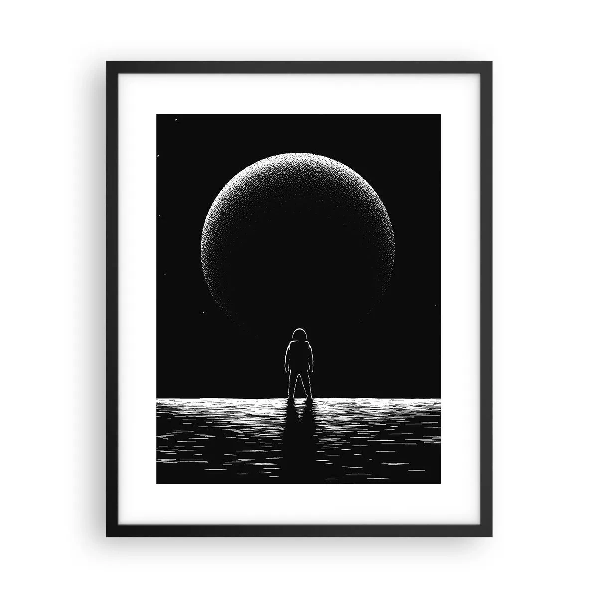 Plakát v černém rámu - Tváři v tvář - 40x50 cm