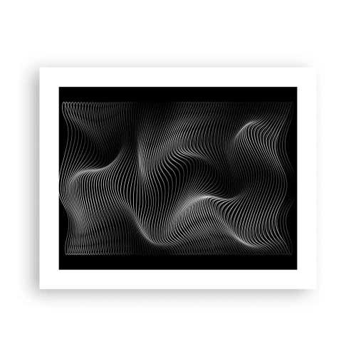 Plakát - Tanec světla v prostoru - 50x40 cm