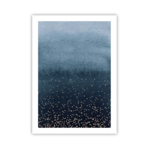 Plakát - Kompozice – modré fáze - 50x70 cm