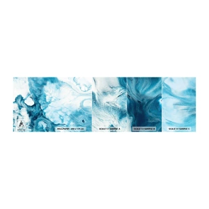 Fototapeta Vzorek Standard Eco - Modrý koncert - Abstrakce, Kus, Moderní umění - 100x30 cm