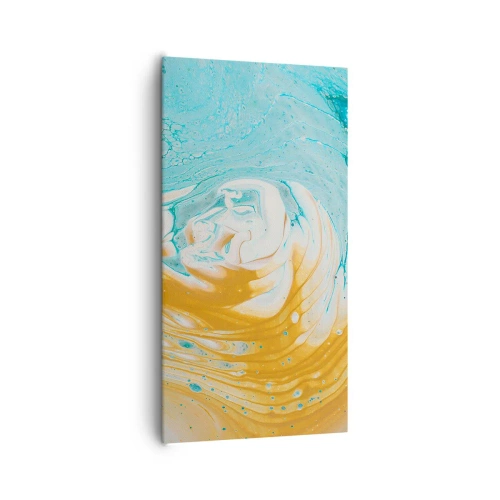 Obraz na plátně - Pastelový vír - 65x120 cm
