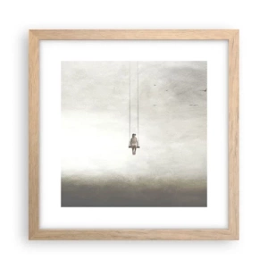 Plakát v rámu světlý dub - Dítě v nás - 30x30 cm